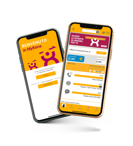 App Kena Mobile su smartphone
